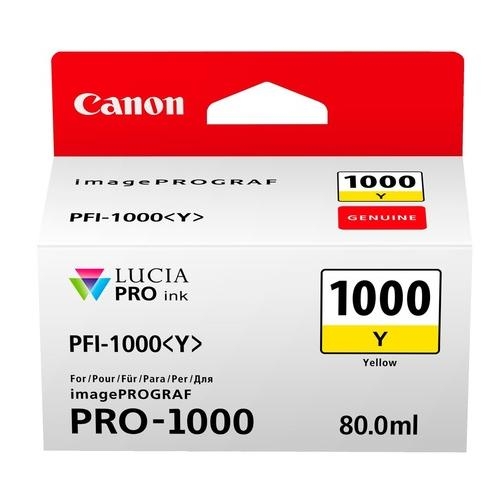 Cartus Cerneala CANON PFI-1000Y YELLOW - BS0549C001AA