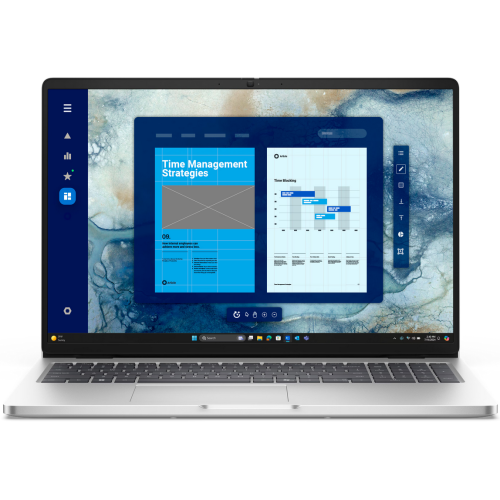 Laptop Dell Pro 16 PC16250, Intel Core Ultra 5 235U, 16 inch, RAM 16GB, SSD 512GB, Intel Graphics, Windows 11 Pro, Platinum Silver
