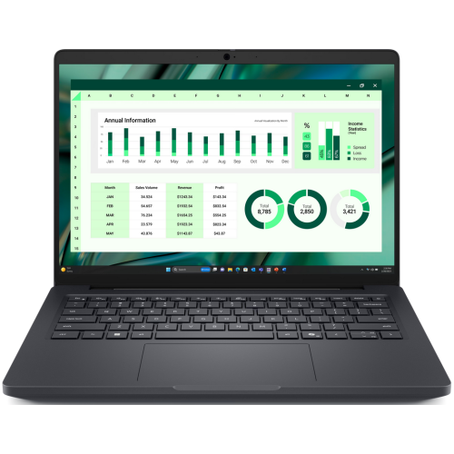 Laptop Dell Pro Max 14 MC14250, Intel Core Ultra 7 265H, 14 inch, RAM 32GB, SSD 1TB, nVidia RTX PRO 500 6GB, Windows 11 Pro, Magnetite