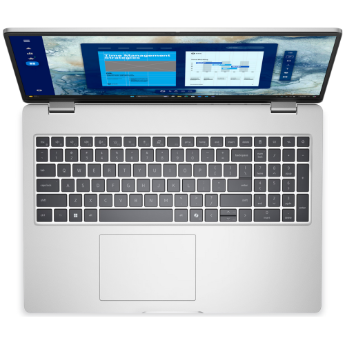 Laptop Dell Pro 16 PC16250, Intel Core Ultra 7 255U, 16 inch, RAM 16GB, SSD 1TB, Intel Graphics, Windows 11 Pro, Platinum Silver