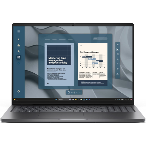 Laptop Dell Pro 16 PC16255, AMD Ryzen 5 220, 16 inch, RAM 16GB, SSD 512GB, AMD Radeon 740M, Windows 11 Pro, Magnetite