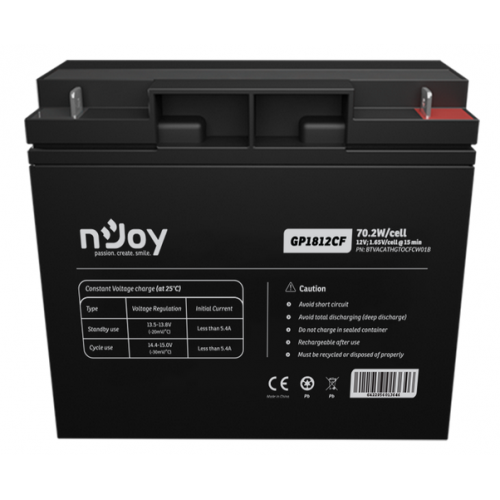 Acumulator UPS nJoy GP1812CF, 12V, 18Ah