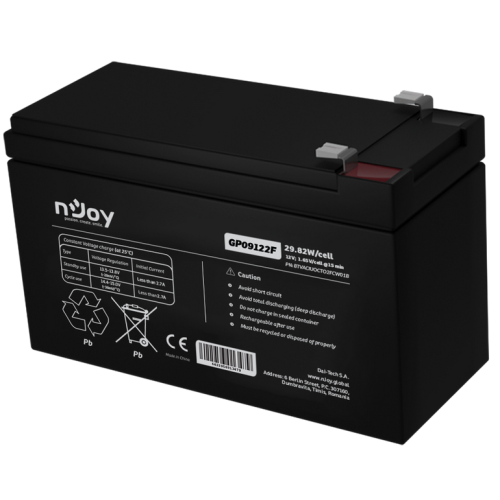 Acumulator UPS nJoy GP09122F, 12V, 9 Ah 