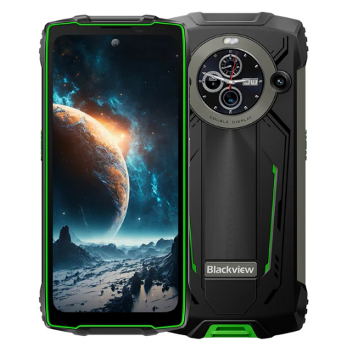 Telefon mobil Blackview BV8200, Dual SIM, 256GB, 12GB RAM, 4G, Green