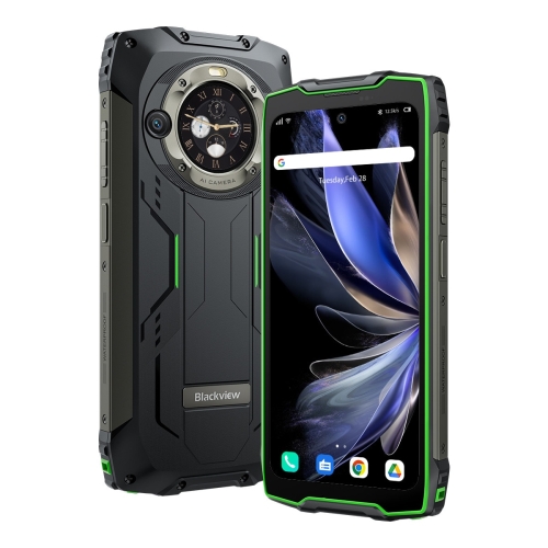 Telefon mobil Blackview BV9300 Pro, Dual SIM, 256GB, 12GB RAM, 4G, Green