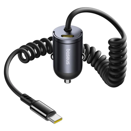 Incarcator auto Baseus Tiny Star, 30 W, 1 x USB-C, 30 W, Black
