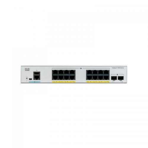 Switch Cisco Catalyst C1000-16FP-2G-L, 16 porturi, PoE+