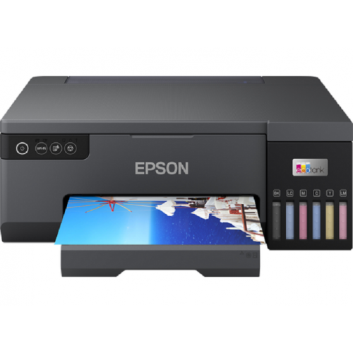 Imprimanta inkjet color foto CISS Epson L8050, dimensiune A4, 6 culori, viteza max  8ppm alb-negru, 8ppm color, rezolutie 5760x1440dpi, alimentare hartie 100 coli,  interfata Wireless LAN IEEE 802.11a/b/g/n, Wi-Fi Direct, consumabile: se livreaza cu cartu