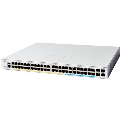 Switch Cisco Catalyst C1300-24MGP-4X, 48 porturi, PoE