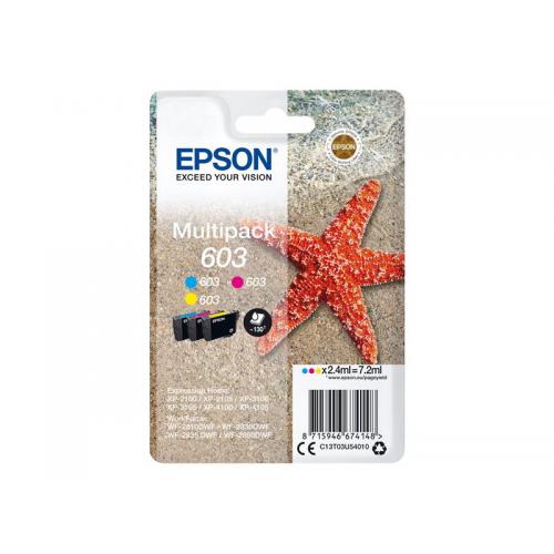 Pack Cartuse Cerneala Epson 603 CMY C13T03U54010