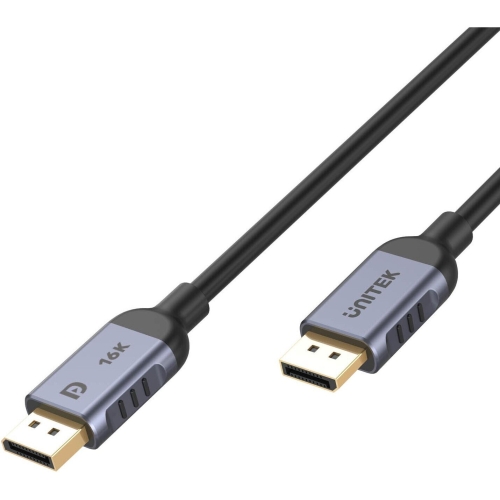Cablu Unitek C1626GY01-1.5M, DisplayPort male - DisplayPort male, 1.5m, Black-Grey