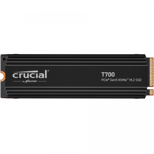SSD Crucial T700 Heatsink, 4TB, PCI Express 5.0 x4, M.2 2280