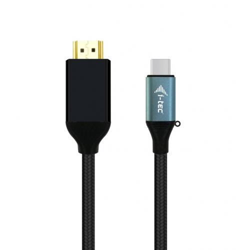 Cablu I-tec C31CBLHDMI60HZ2M, USB-C Male - HDMI Male, 2m, Black