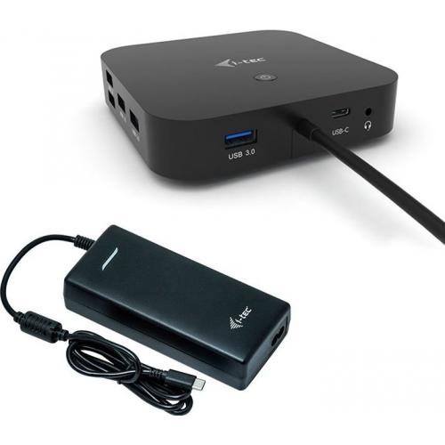 Docking Station I-tec C31DUALDPDOCKPD100W, Black