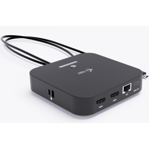 Docking Station I-TEC C31DUALHDMIDPD100, Black