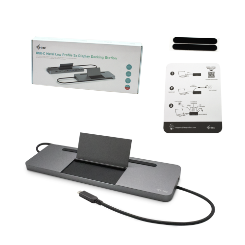 Docking Station I-tec C31FLATDOCKPDPRO, Grey