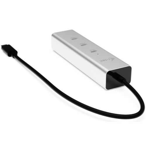 Hub USB I-TEC C31HUBMETAL8KPDPRO, 4 x USB-C, Black