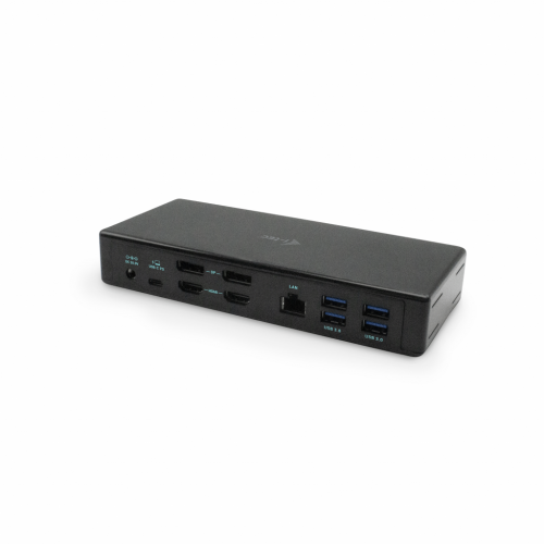 Docking Station I-tec C31QUATTRODOCKPD, Black