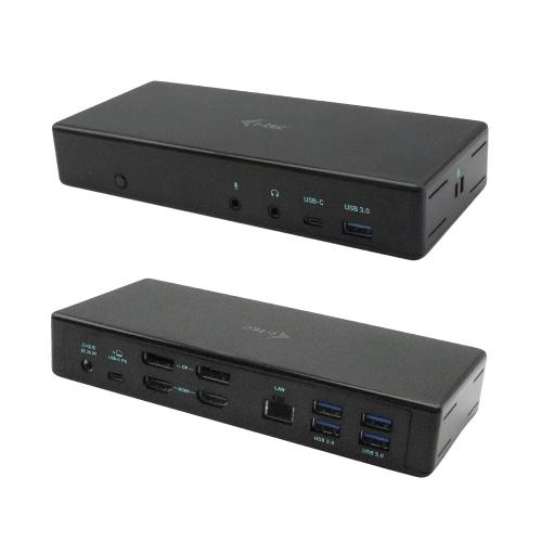 Docking Station I-tec C31QUATTRODOCKPD, Black