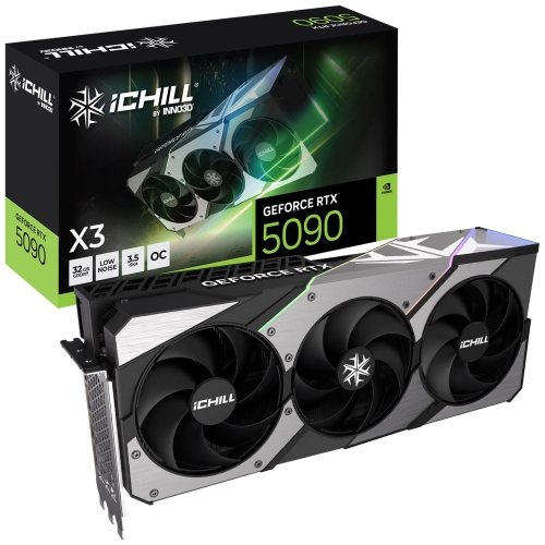 Placa video INNO3D nVidia GeForce RTX 5090 iChill X3 32 GB, GDDR7, 512 bit