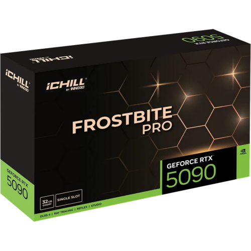 Placa video INNO3D nVidia GeForce RTX 5090 iChill FROSTBITE PRO 32GB, GDDR7, 512 bit