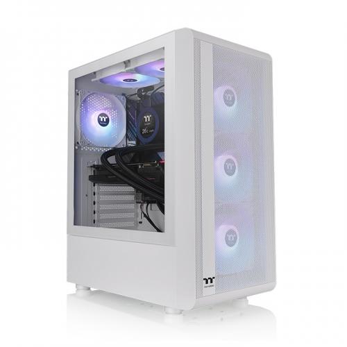 Carcasa Thermaltake S200 TG ARGB Snow, Fara sursa