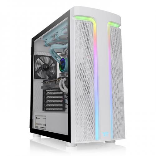 Carcasa Thermaltake H590 TG ARGB Snow, Fara sursa