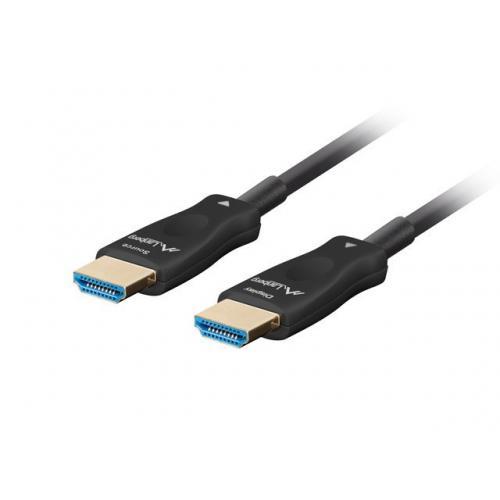 Cablu Lanberg CA-HDMI-30FB-0200-BK, HDMI - HDMI, 20m, Black
