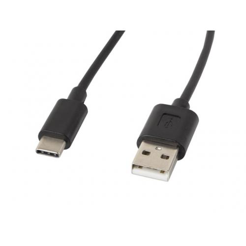 Cablu de date Lanberg CA-USBO-10CC-0018-BK, USB - USB-C, 1.8m, Black