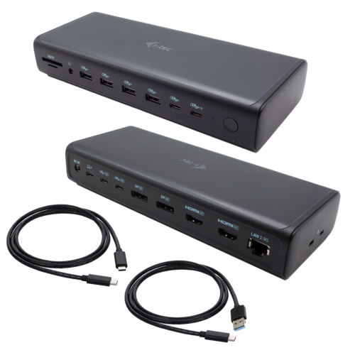 Docking Station I-TEC CA6MONITORDOCKPD, Black