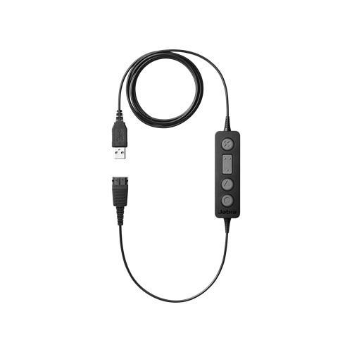 Cablu adapter Jabra LINK 260, QD to USB, 2m, Black