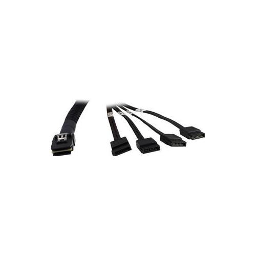 Cablu Adaptor Inter-Tech 4xSATA/1xSAS