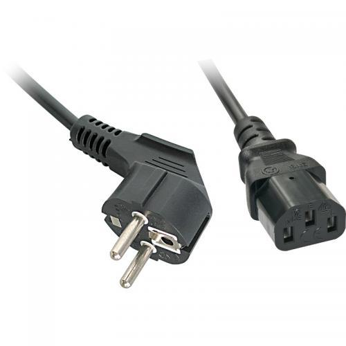 Cablu alimentare schuko Lindy IEC C13, 2m, negru  Technical details  Connector A: Schuko Connector B: IEC C13 Cable type: H05-VVF 3G*0.75mm² Number of wires: 3 Wire cross-section: 0.75mm² Available lengths: 0.7m - 5m Operating temperature: ca. -10 to 70°C