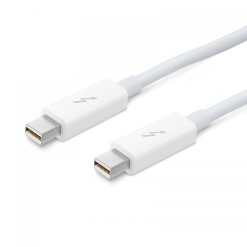 Cablu transfer Apple MD861ZM/A, Thunderbolt Male - Thunderbolt Male, 2m, alb