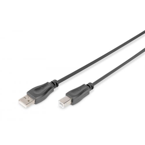Cablu ASSMANN, USB 2.0 - USB-B, 1m, Black
