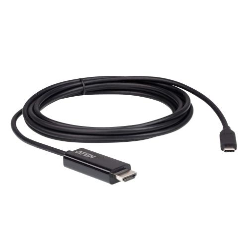 Cablu Aten UC3238-AT, HDMI - USB-C, 2.7m, Black