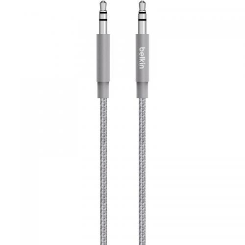Cablu audio Belkin Jack 3.5mm - Jack 3.5mm, 1.2m, Grey
