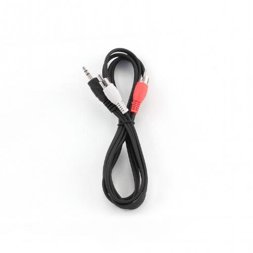 Cablu audio Gembird, 3.5 mm jack male - 2x 3.5 mm jack male, 1.5m, Black