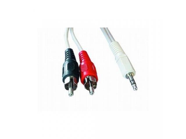 Cablu Audio stereo, Gembird, conectori jack de 3.5mm la RCA, 5m, CCA-458-5M