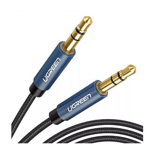 Cablu audio Ugreen AV112, 3.5mm jack - 3.5mm jack, 1.5m, Black-Blue