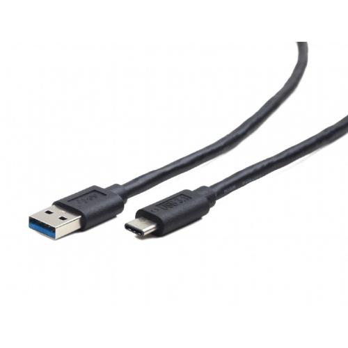 Cablu de date Gembird, USB 3.0 - USB-C, 0.5m, Black