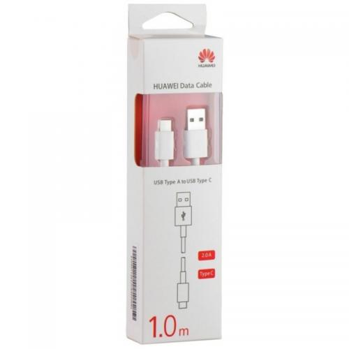 Cablu de date Huawei AP51, USB 2.0 - USB-C, 1m, White