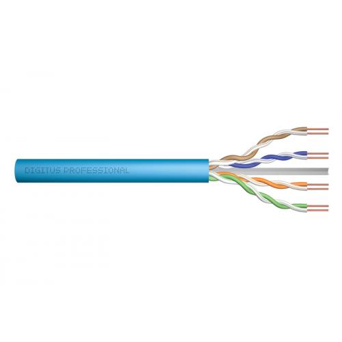 Cablu de retea ASSMANN Cat.6A, U/UTP, 305m, Blue