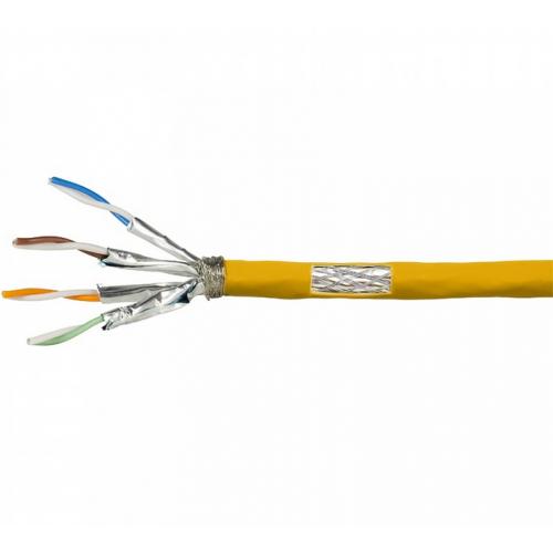 Cablu de retea Logilink CPV0068,  Cat7a, S/FTP, 25m, Yellow