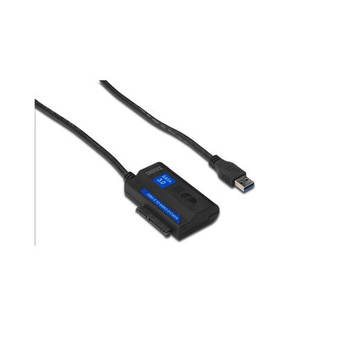Cablu Digitus DA-70326, USB 3.0 - SATA3, 1.2m, Black