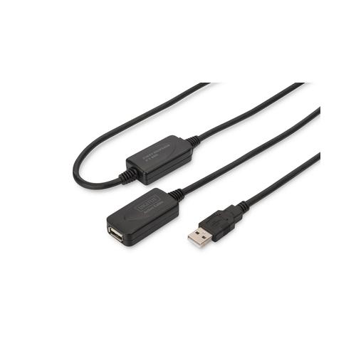 Cablu Digitus DA-73102, USB - USB, 20m, Black