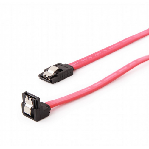 Cablu Gembird, SATA III - SATA III, 0.1m, Red