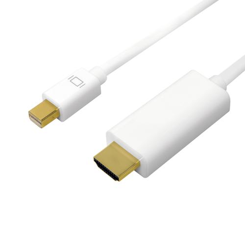 Cablu Logilink CV0123, mini DisplayPort - HDMI, 2m, White