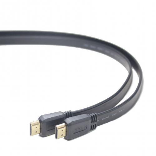 Cablu plat Gembird, HDMI male - HDMI male, 1.8m, Black