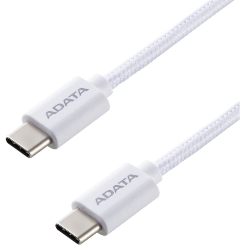 Cablu de date A-Data CACC-200PN-WH, USB-C male - USB-C male, 2 m, White